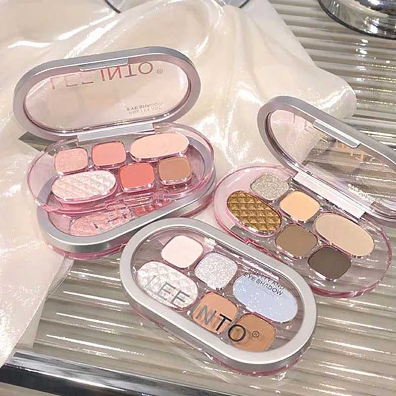 Matte Grayish Black Nose Shadow Contour Shadow Palette 6 Color Eyeshadow Makeup Palette Gold Glitter Powder Eyeshadow MakeupXJ251027