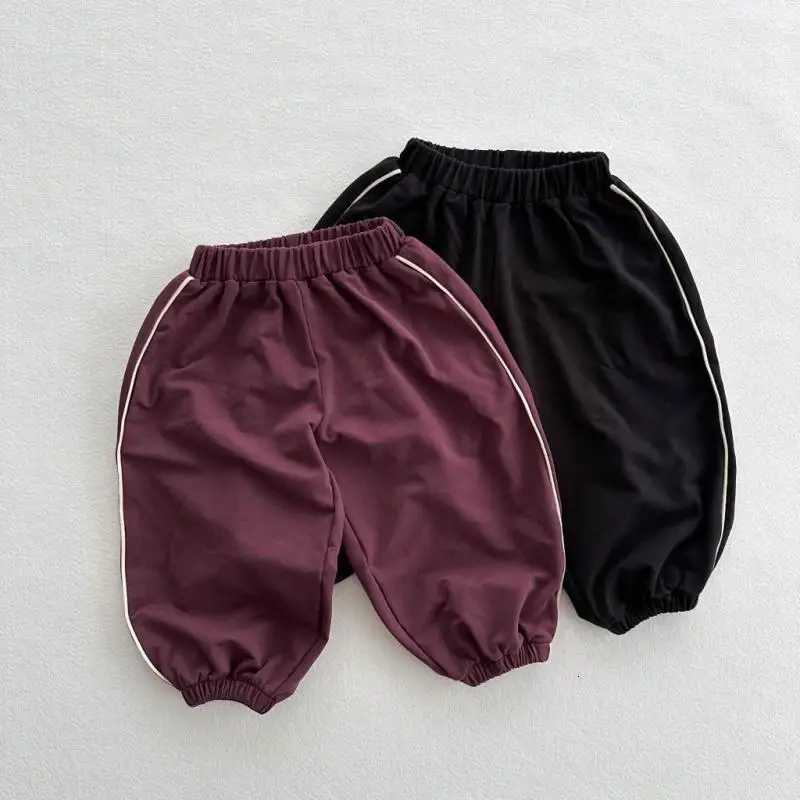 2025 Autumn New Children Casual Pants Solid Boys Sweat Pants Fashion Baby Harem Pants Girls Loose Trousers Cotton Kids ClothesT251027