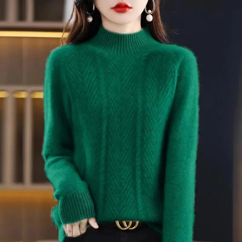 Heliar Women Fall Turtleneck Sweater Knitted Soft Pullovers Cashmere Jumpers Basic Soft Sweaters For Women Autumn Winter 251027