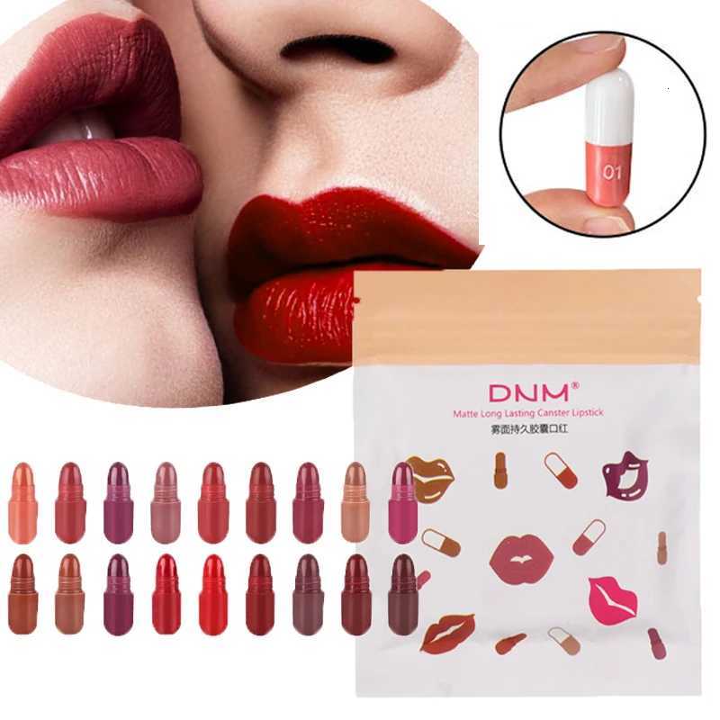 Matte Lipstick Set Longlasting Waterproof 24H Lipsticks Velvet Macaron Capsule Lip Crayon Nonsticky Easy Color Lipstick Makeup W251027