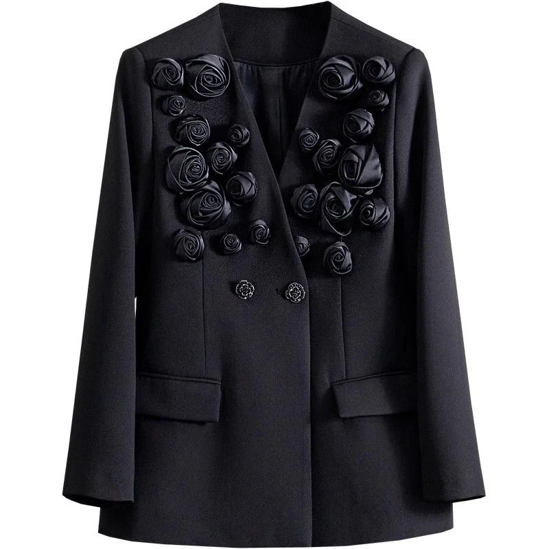 Korean Fashion HighQuality Women Blazer Autumn Long Sleeve Temperament Casual Blazers Jackets Female Outerwear 251027