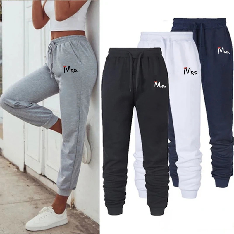 Womens Versatile Sweatpants Printing Fashion Casual Pants Daily Jogging Clothing Comfortable Four Seasons s Trousers 251027