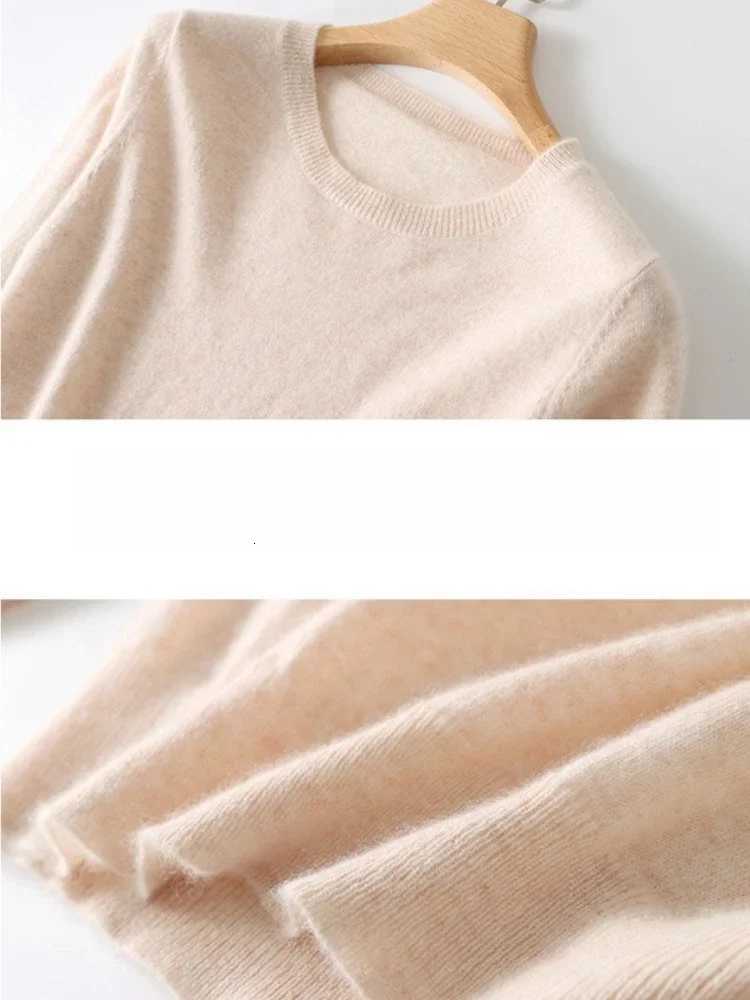 Women 2025 Long Sleeve Soft Warm Sweater Basic Knitted ONeck Autumn Winter Sweater Korean Simple Solid Color Versatile PulloverT251027