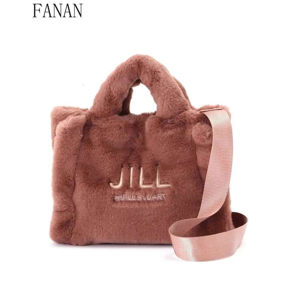 Designer Luxury Autumn Winter Women S Handbags New Sweet Plush Handbag Fashion Messenger Bags Versatile Shoulder Casual Tote Top Handle Bag