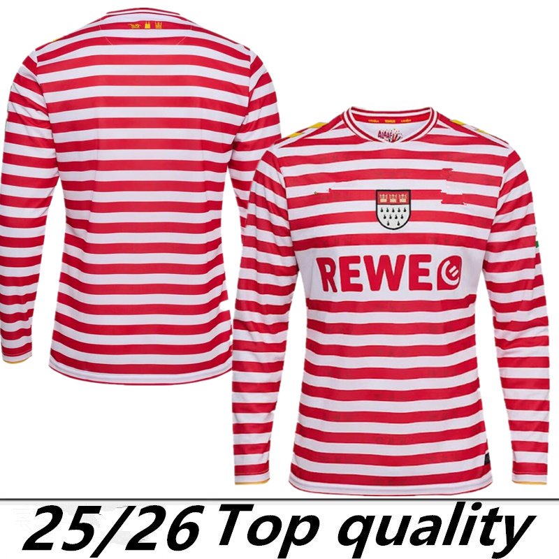 Koln 25-26 Carnival Kit football jersey Koln jersey MARTEL HUBERS WALDSCHMIDT KAINZ HUSEISIC LJUBICIC football shirt Carnival jersey