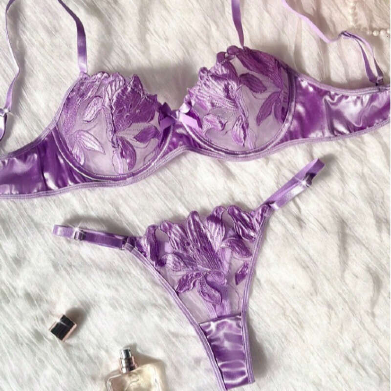 Lace Sexy Lingerie Women S Intimates Fresh Flower Embroidery Lingerie Bra Sexy Suit Ladies