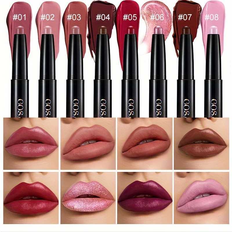 lipstick matte lip crayon highpigment lip liner matte lipstick waterproof longlasting moisturizing lipstick W251027