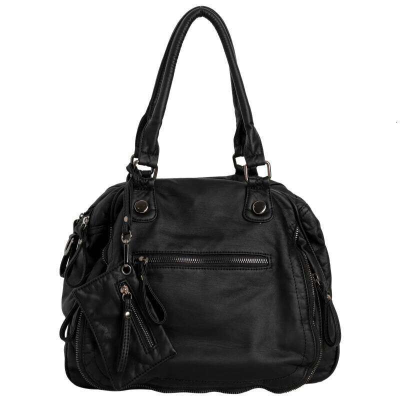 Annmouler Brand Design For Women Large Capacity Handbag PU Soft Leather Tote Fashion Motorcycle Lady Crossbody Bag