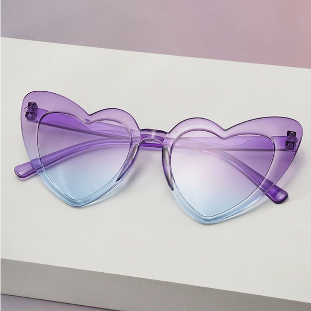 Women's designer sunglasses love frame outdoor decorative mirror men's gifts