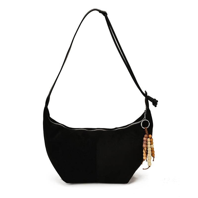 Free shipping designer bag Simple Horn Bag for Women New Fashion Versatile Casual Crossbody Bag Large Capacity Single Shoulder Dumpling Bag