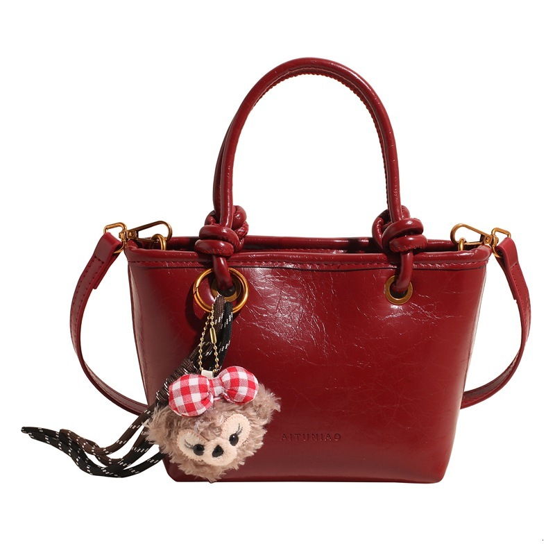 Free shipping designer bag New Autumn Winter Melad Bag for Women Versatile Handheld Shoulder Crossbody Bucket Bag