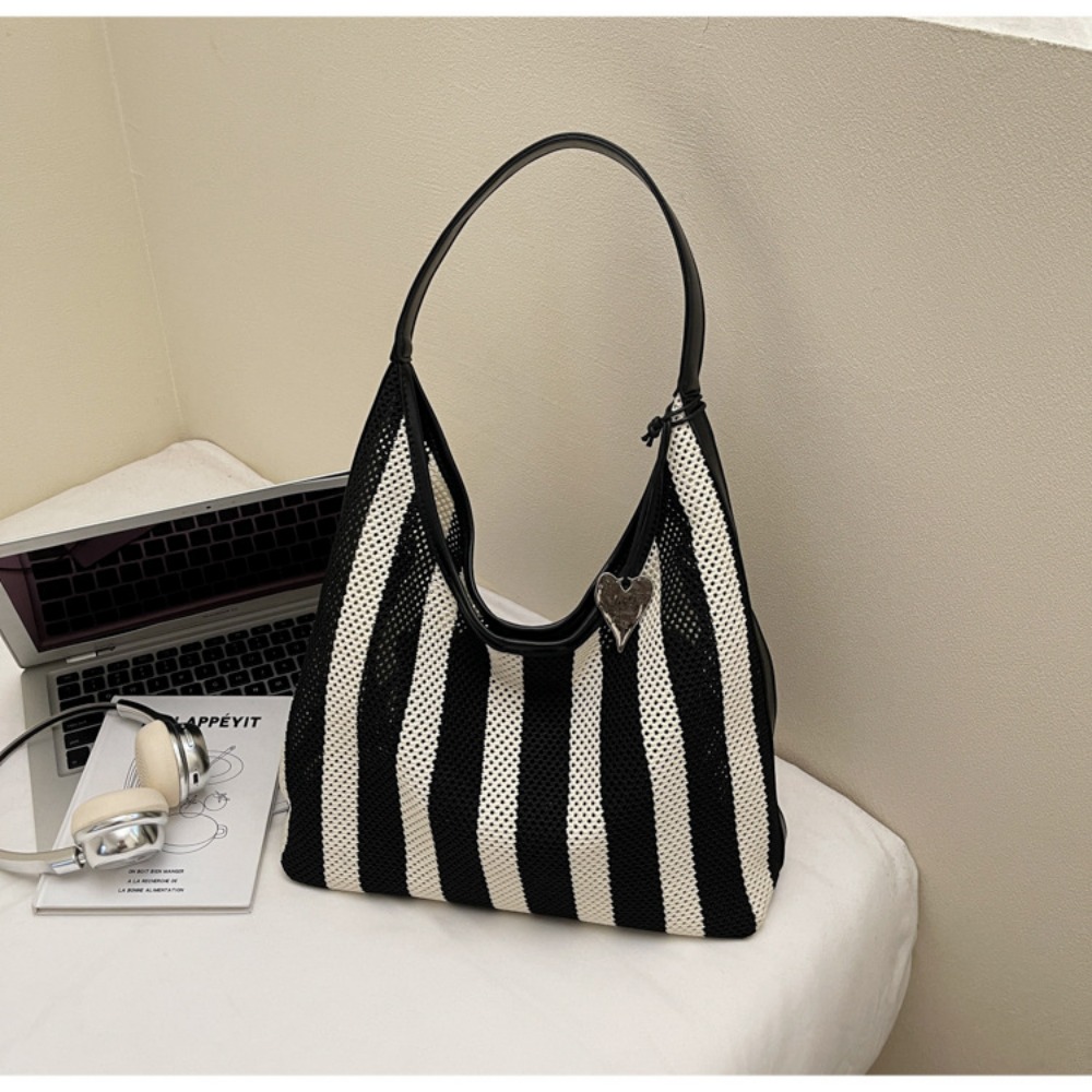 Fashion Vegetable Basket Bucket Style Woven Tote for Women - Durable Large Capacity Handbag with Adjustable Strap