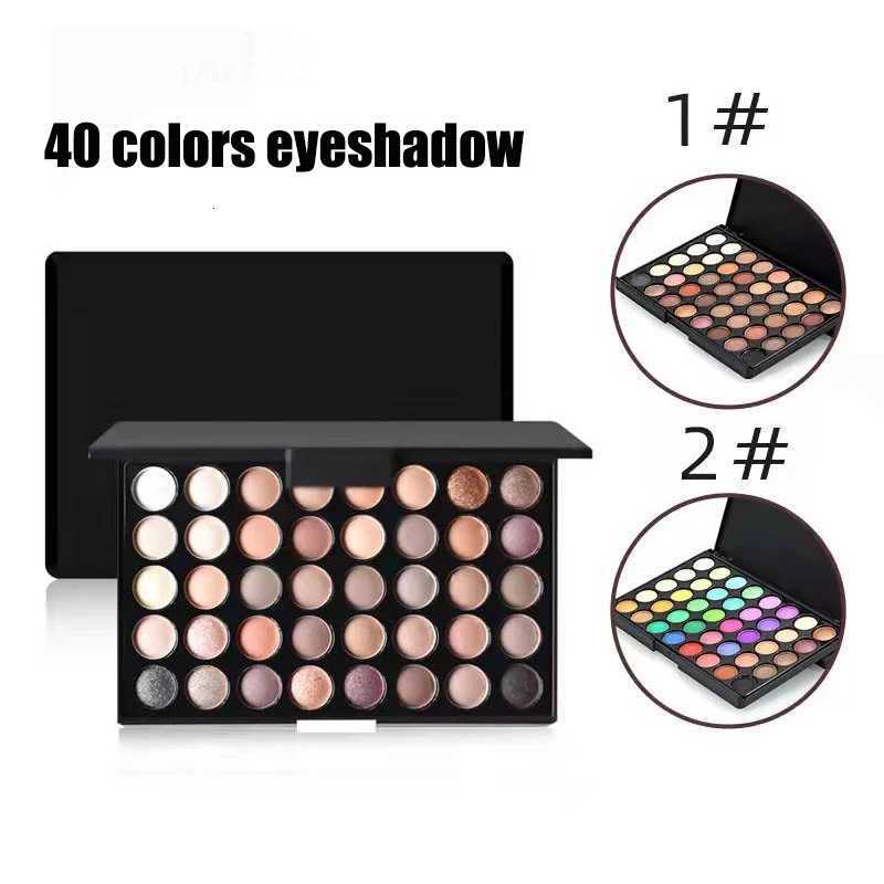 40 Colors Glitter Eyeshadow Palette Matte Waterproof Long Lasting Pressed Powder Earth Tone Women Eye Makeup Palette CosmeticsXJ251027