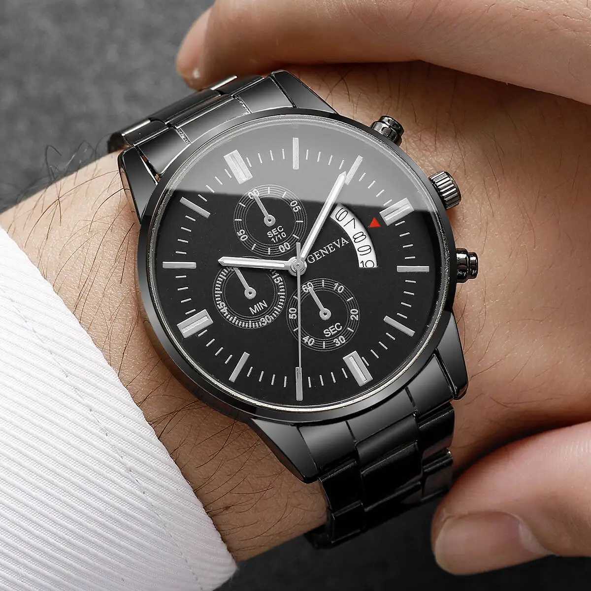 Fashion Business Men Watches Luxury Calendar Quartz Wristwatch for Man Clock Relogio Masculino Montre HommeWithout BoxT251027