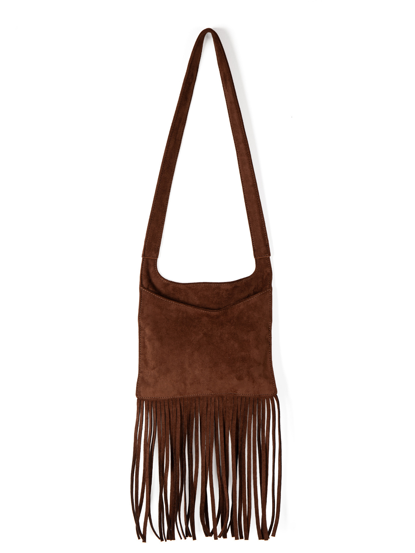 Designer fashion retro tassel bag autumn and winter new suede shoulder crossbody bag