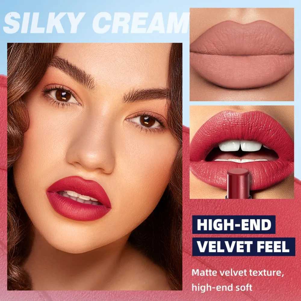 8 Colors Gothic Matte Lipstick Non Stick Vampire Velvet Lip Cream Witchy Dark Lip Gloss All Day Wear Waterproof Lip Stain Maekup W251027