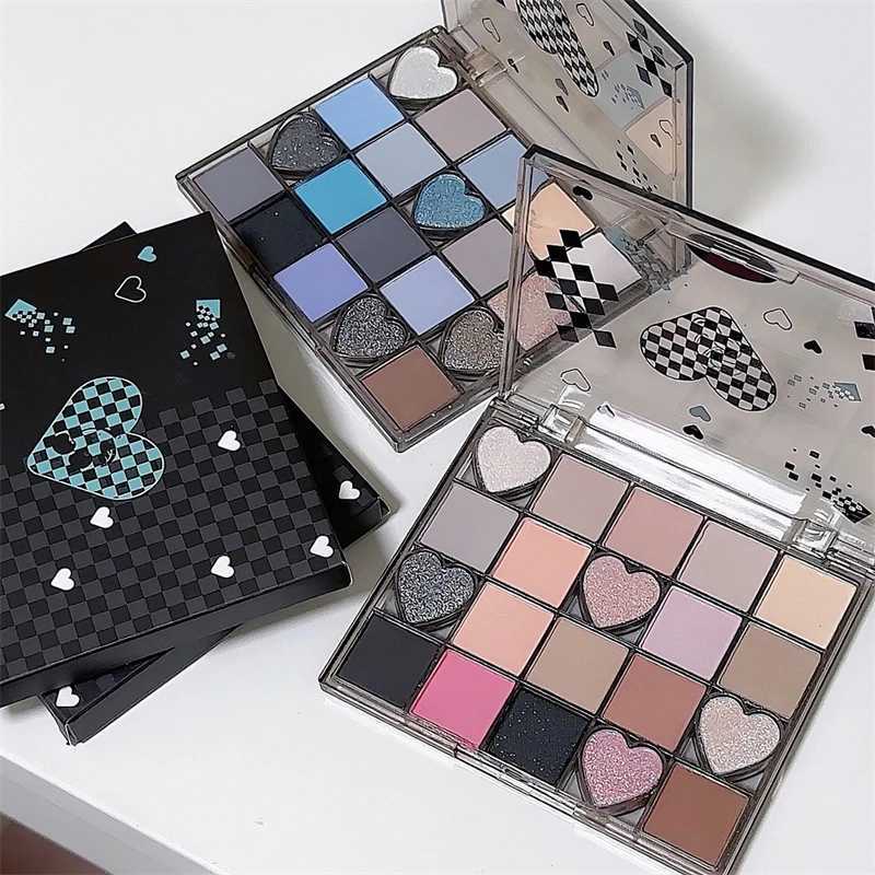 DIKALU Black Honey Eyeshadow Tray Matte Pearl Glitter Earth Multicolor Smoky BlushXJ251027