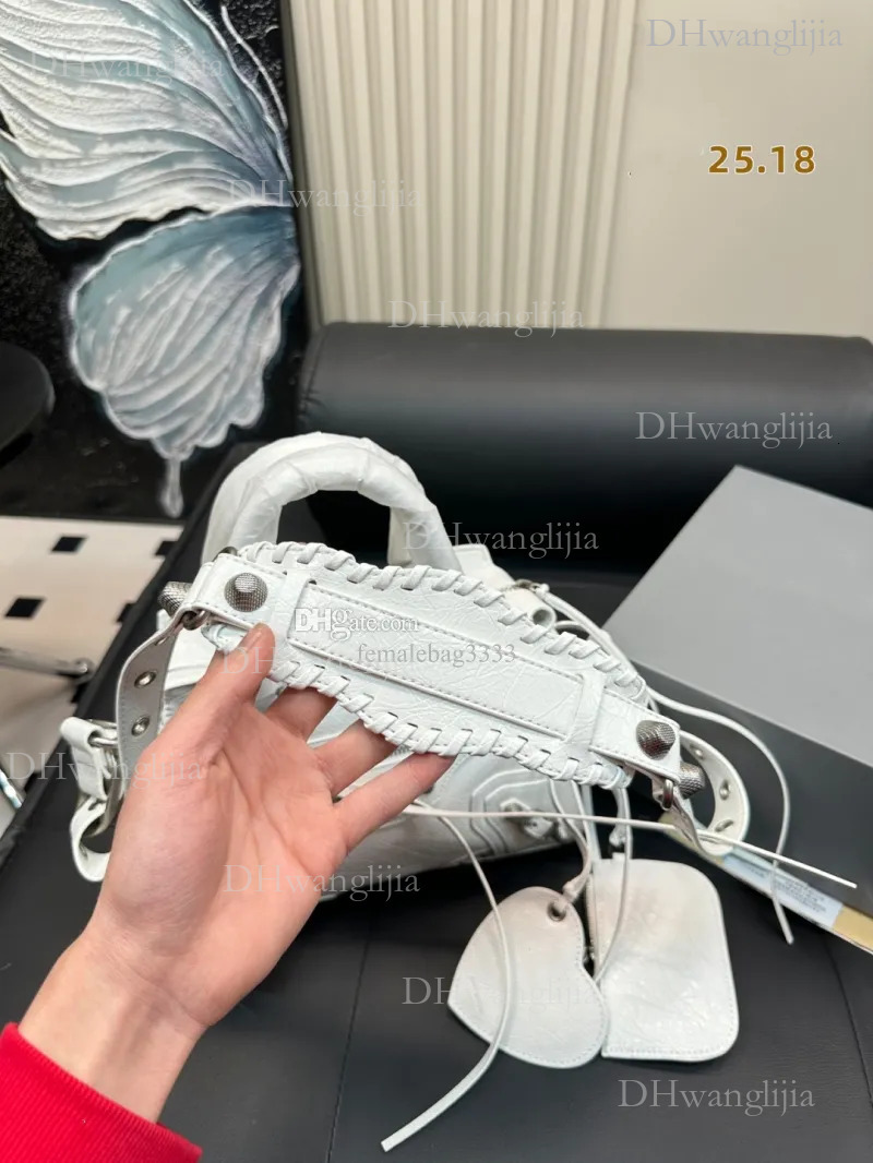 DHGM Designer Motorcycle Bag Classic Tote Crossbody hobo riveted bag in a variety of model sizes01