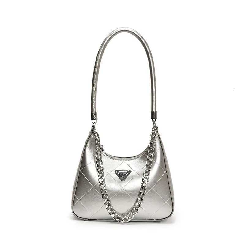 2025 Fi Wens Underarm Single Shoder Bag with Embroidered Diamd Pattern Stylish Chain Crossbody Light Luxury1 D251027