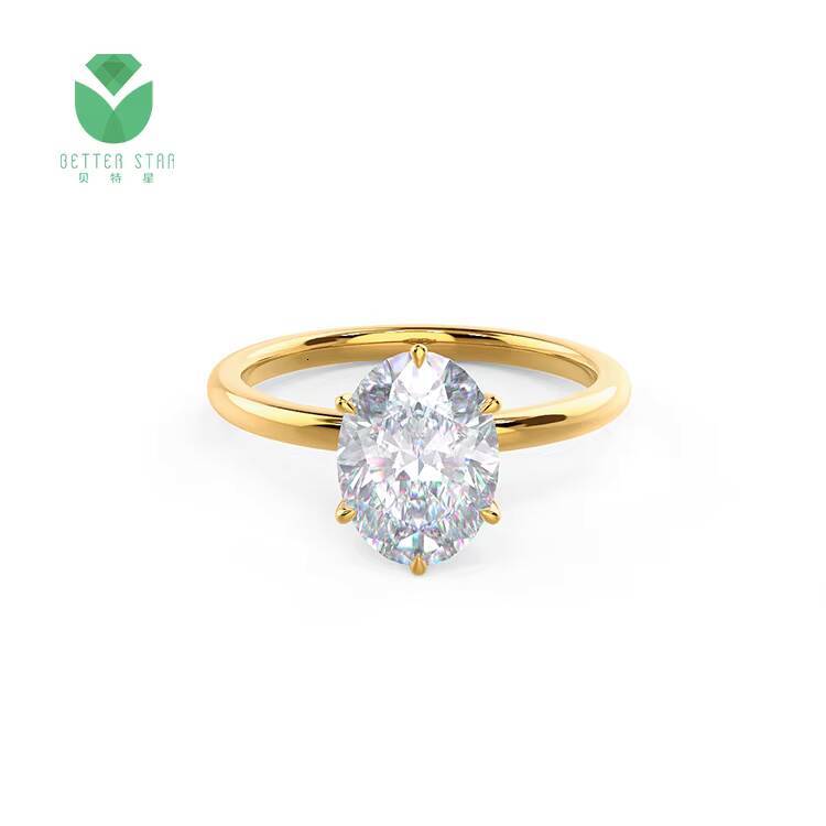 Fine Jewelry Diamond Eternity Ring Lab Created Diamond Rings Real Diamond Rings for Women