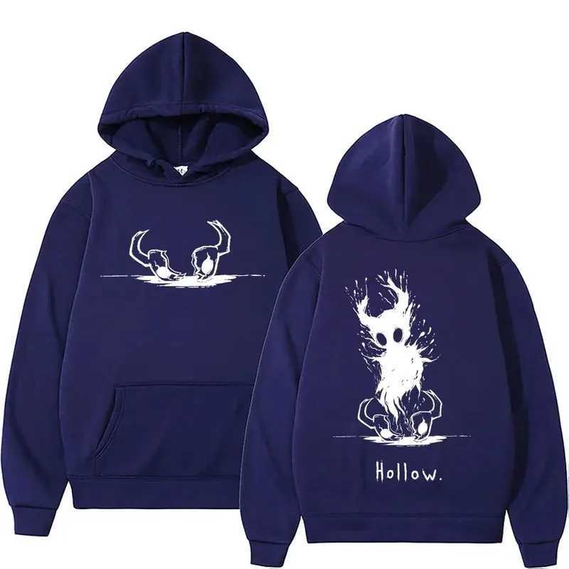 Autumn Winter Game Hollow Void Hollow Knight Hoodie Man Streetwear Men Women Fashion Vintage Oversized Unisex Cartoon Hoodies W251027