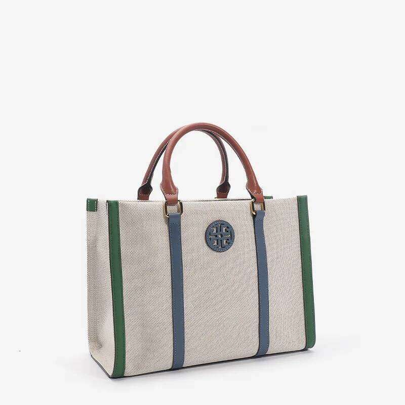 TB Fashion Women's Canvas Versatile One Shoulder Oblique Span Large CapacityHandbag Famous Designer Cc Gg Sac