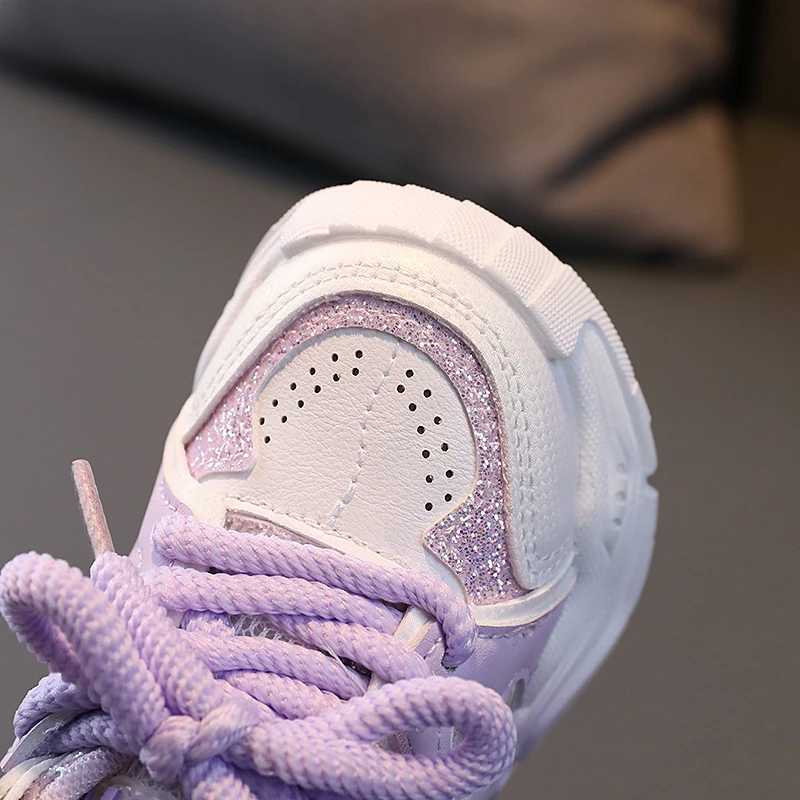 Childrens Shoes 2024 New Toddler Girls Sport Shoes Soft Sole Breathable Outdoor Tennis Fashion s Sneakers EU2130 S251027