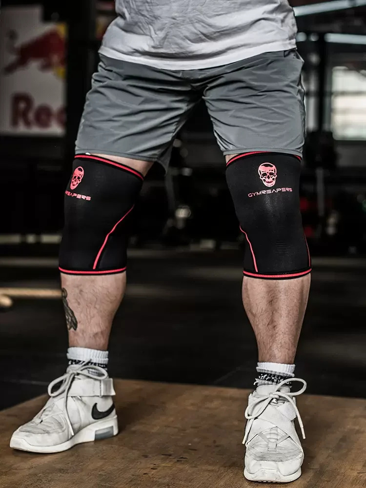 7mm Knee Pads Fitness Squatting Sports Protective Elasticity Hard Pulling Powerlifting Training Bodybuilding Knee Protector 251023