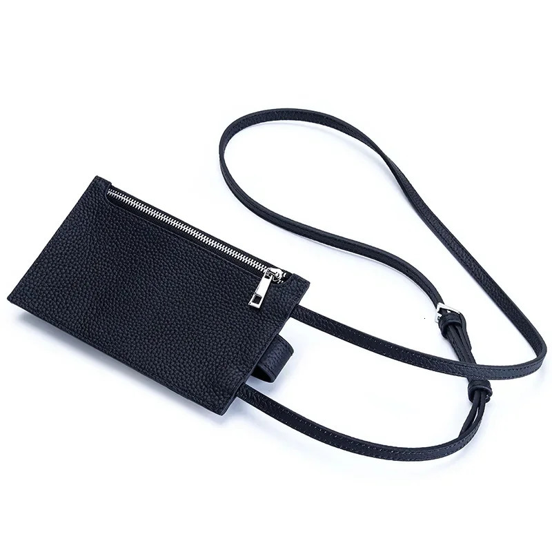 Small Crossbody Cell Phone Bag for Women Genuine Leather Mini Over Shoulder Handbag Purse with Zipper Pocket Adjustable Length 251027