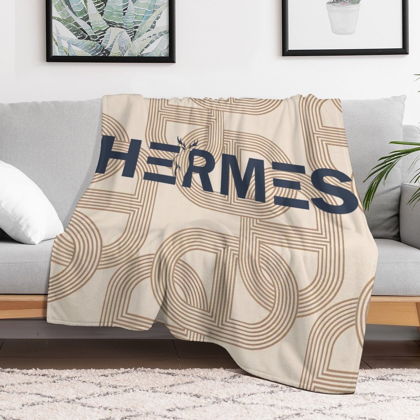 Custom H Designer Horse blanket blanket throw cashmere vibration blanket copert Home Travel Throw Summer Air Conditioner Beach home bedding blankets t