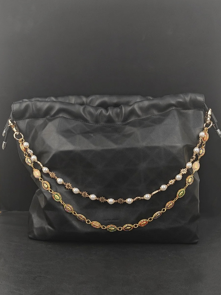 DIY Multicolored Pearl Pants Chain Multifunctional Fashion Accessories Hip Hop Rock Men And Women Ones Waist Decoration 251024