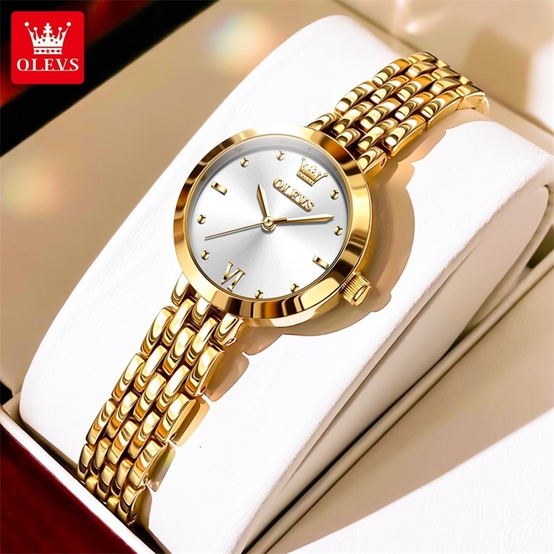 OLEVS 9992 Womens Watches Elegant Gold Watch for Women Quartz Waterproof Wristwatches Ladies Relojes Para Mujer 251027