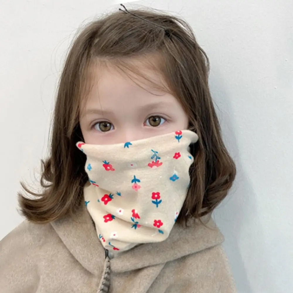 116 Years Old Winter Cotton Kids Winter Scarf Cashmere Cute Knitted Scarves Soft Elastic Neckerchief for Baby Boys Girls 251027