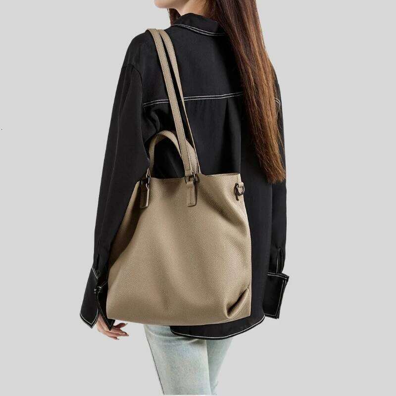 Jonlily Women Genuine Leather Shoulder Female Fashion Handbag Totes Casual Daybag High Capacity Commuter Bag Purse -Kg2004 Suotong1027