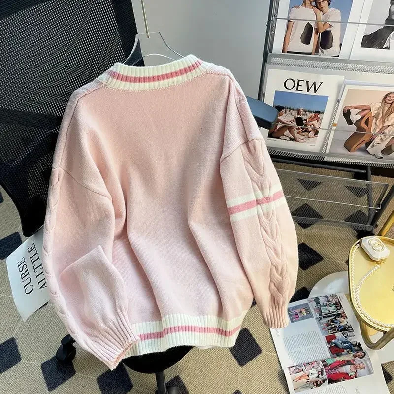 Deeptown Sweet Coquette Sweaters Cardigan Women Kawaii Bow Knitted Cardigan Japanese Preppy Style Lolita Knitwears JK Jumpers 251027
