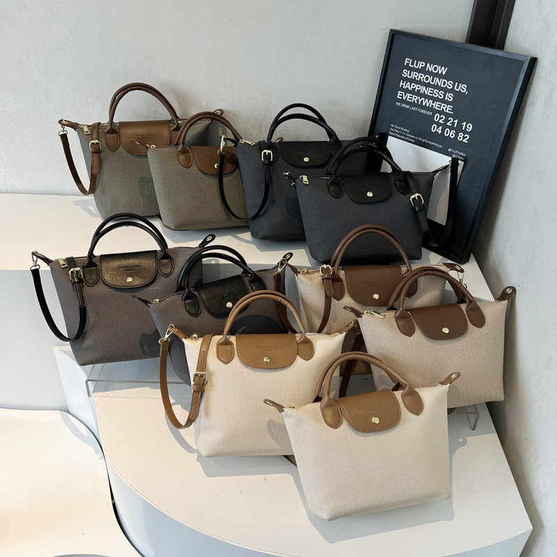 Free shipping designer bag Canvas Bag for Women New Dragon Horse Bag Niche Design Handbag Shoulder Bag Dumpling Bag Crossbody Bag