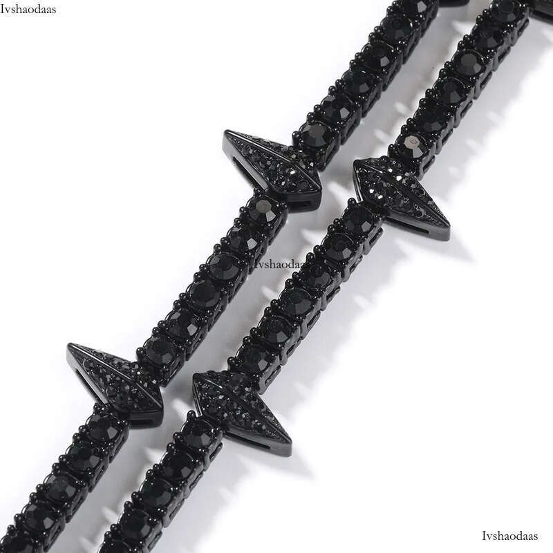 Hip Hop Gold Chains Iced Out Tennis Chain Fashion Mens Club Jewelry Black Panther Necklace