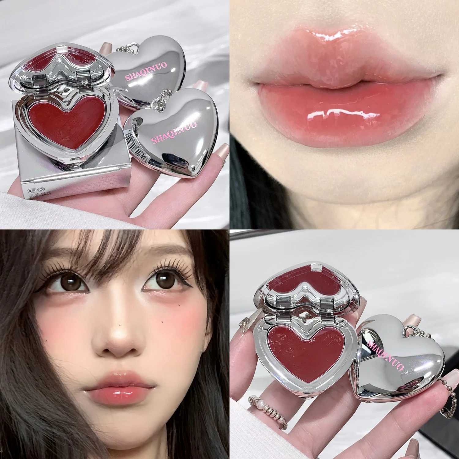 Low Saturation Mirror Lipstick Cream Water Light Solid Lip Gloss Moisturizing Glass Lip Tint Sexy Nude Red Lips Makeup Cosmetics W251027