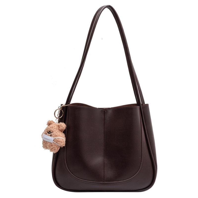 Free shipping designer bag Fashionable Textured Bucket Bag for Women 2023 New Simple Large Capacity Shoulder Underarm Commuter Tote Bag