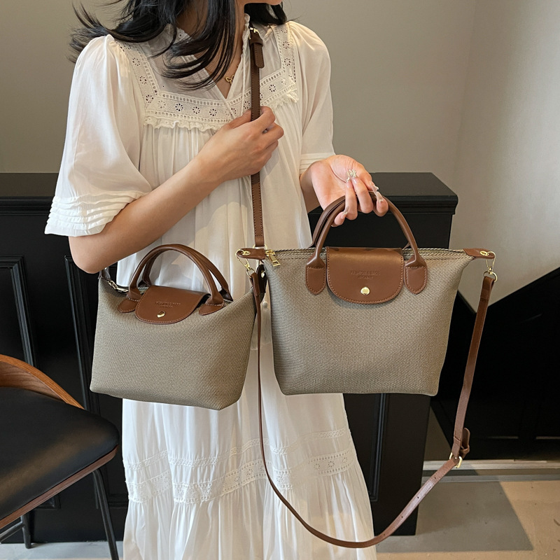 Free shipping designer bag Canvas Bag for Women New Dragon Horse Bag Niche Design Handbag Shoulder Bag Dumpling Bag Crossbody Bag