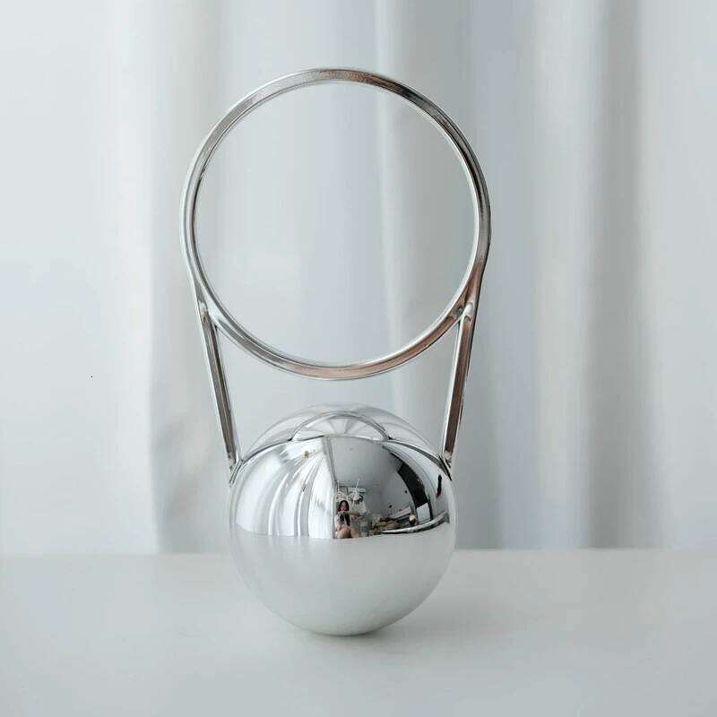 New Round Ball Women's Handbag Brand Designer Bowling Mini Shoulder Bags Female Purse Fashion Armpit Bag