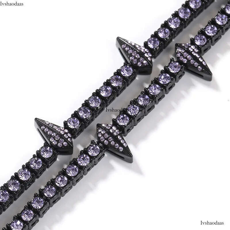 Hip Hop Gold Chains Iced Out Tennis Chain Fashion Mens Club Jewelry Black Panther Necklace