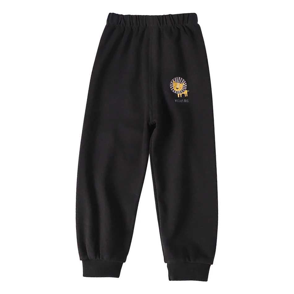 Baby Kids Bottoms Unisex Casual Long Pants for Boys and Girls Spring Autumn Elastic Waist Cartoon Animal Capris Children ClothesT251027