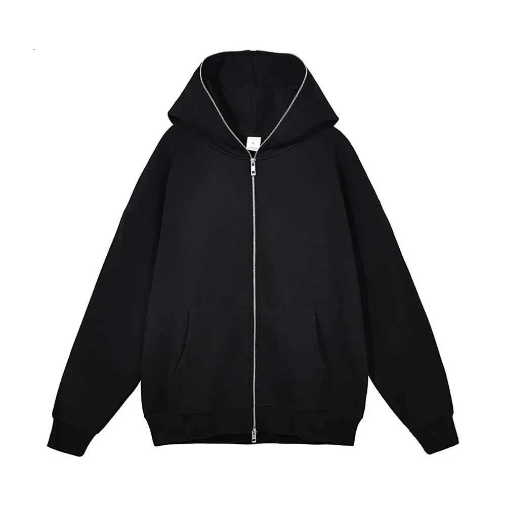 Mens and womens full zip hooded jackets zip hoodies casual cardigans streetwear hiphop PVDY2K clothing spring fashion W251027
