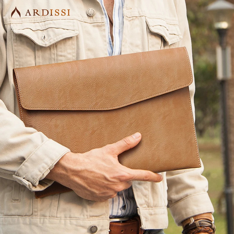 Sleeve Case for Mac Book iPad Air M1 M2 Pro 13 3 136 14 2 12 9 Inch Cover Bag Leather Mens Folder 251027