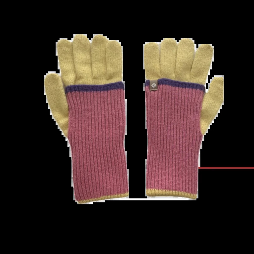 1 pair Couple Cycling Skiing Touch Screen Mens Womens Matching Knitted Gloves KoreanStyle Long Warm Student Gloves Autumn 251024