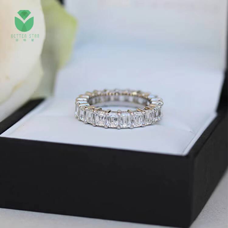 Fine Jewelry 9K 14k 18K Gold Lab Grown Diamond Ring IGI Certified CVD Round Shape Lab Diamond Wedding Rings Jewelry