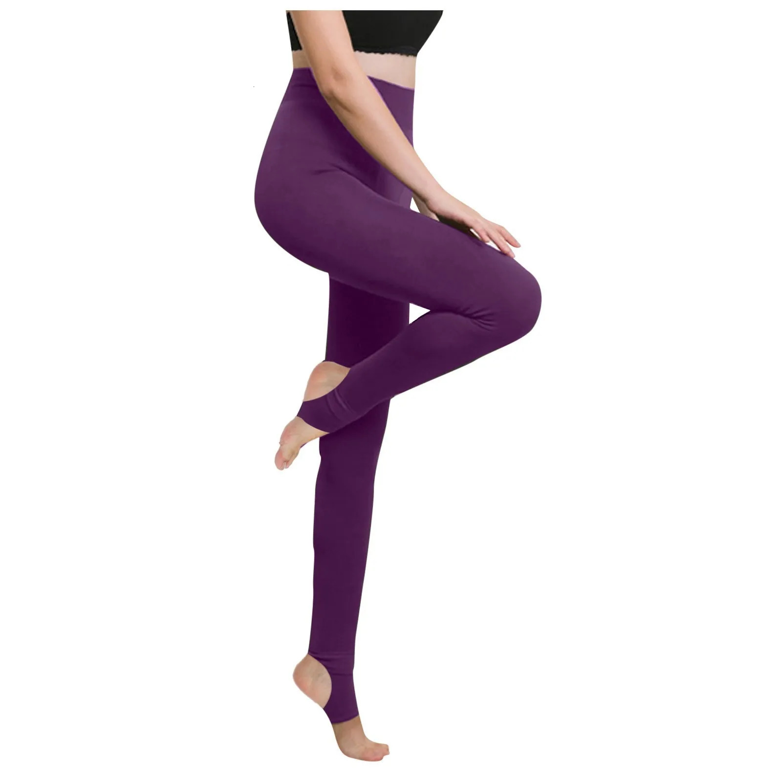 Autumn Winter High Waist Leggings Womens Seamless Fleece Warm Leggings Slim Thin Casual Sports Fitness Leggings 251027