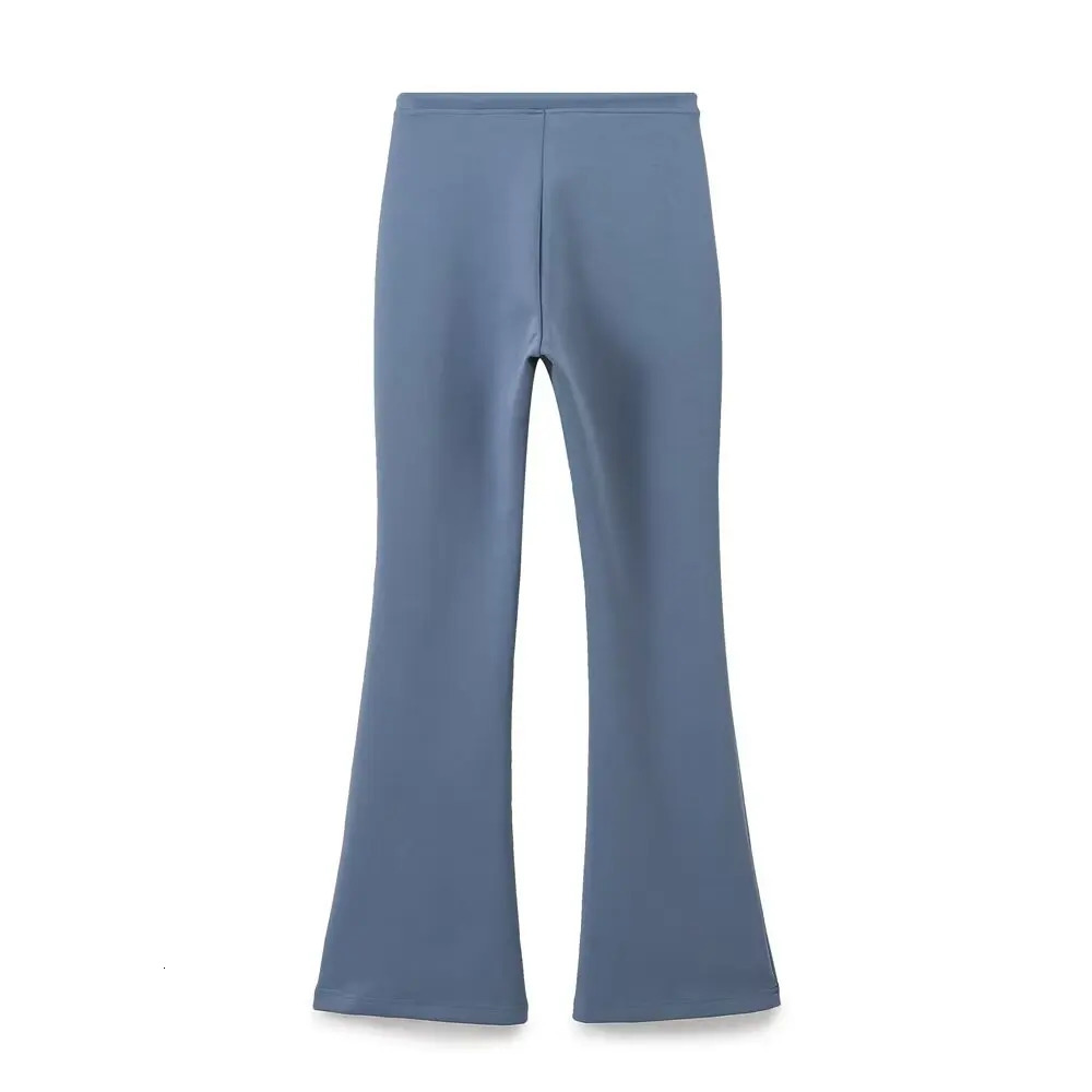 RARA Womens Hooded Zip Up Cropped Jacket and Drawstring Flared Pants Set Cozy and Stylish for Daily and Sporty Looks 251013