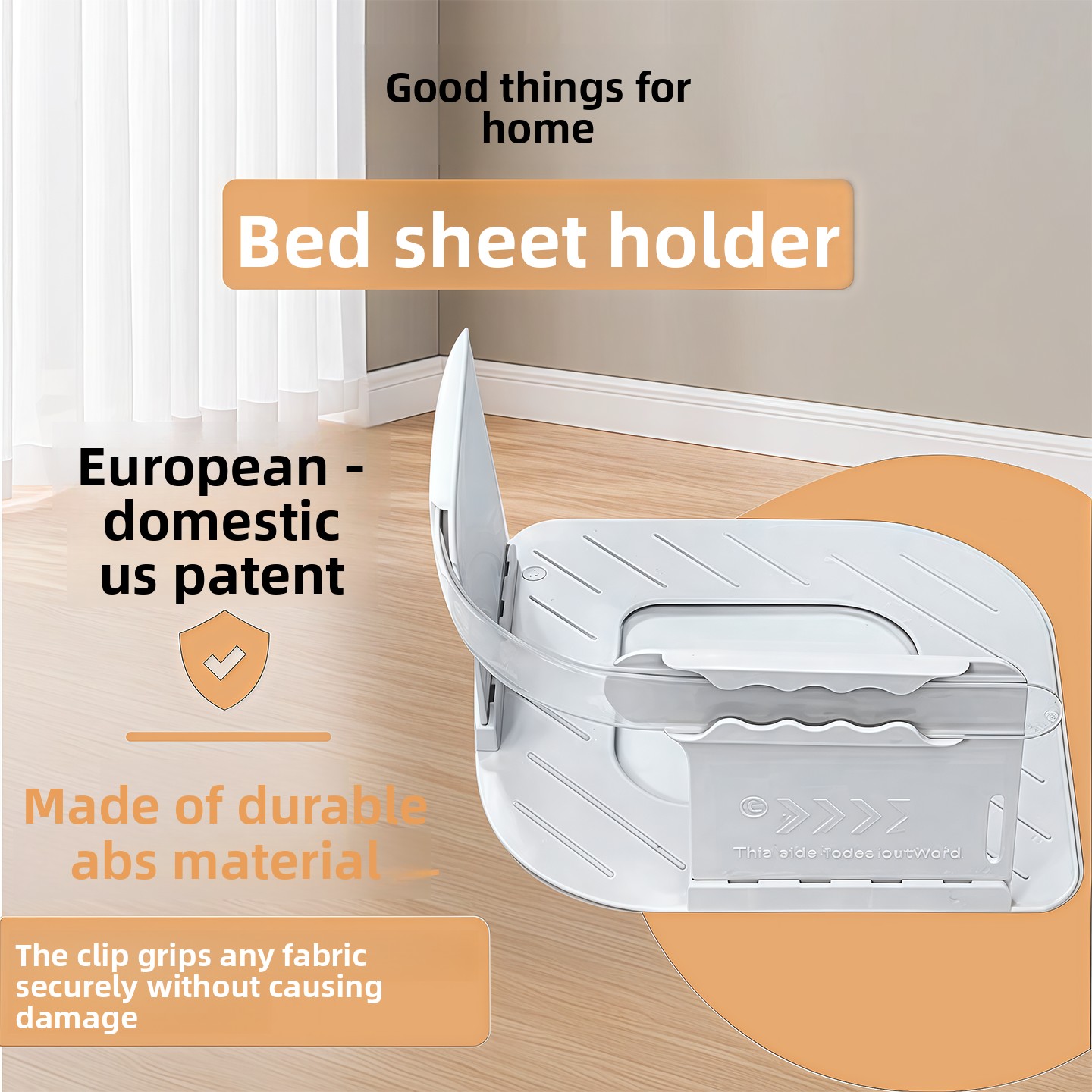 Premium Anti-Slip Bed Sheet Holders: No-Pin Invisible Easy Use Anti-Slip Holds Securely Best-Selling Minimalist Design-C01